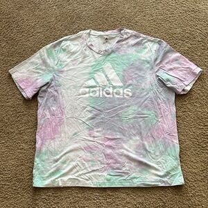 Tie-dye Adidas tee